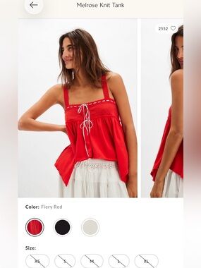 Free People Melrose Knit Tank
